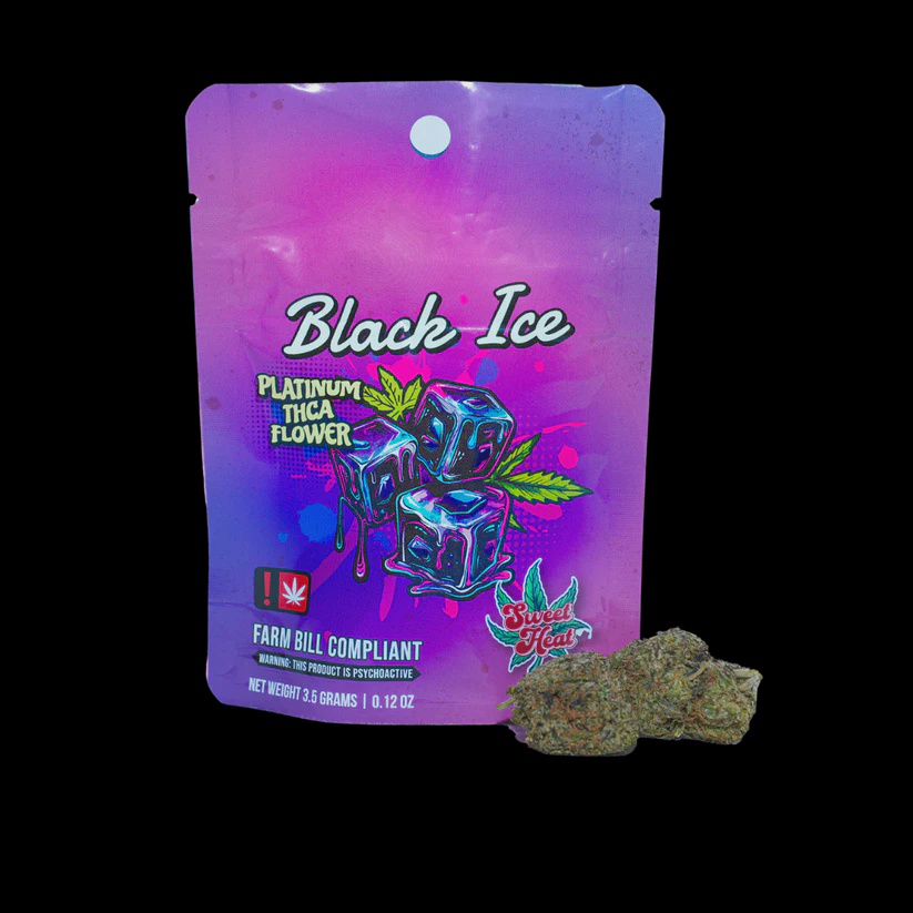 Black Ice 3.5g. THCa Flower / Indica Dominant Hybrid